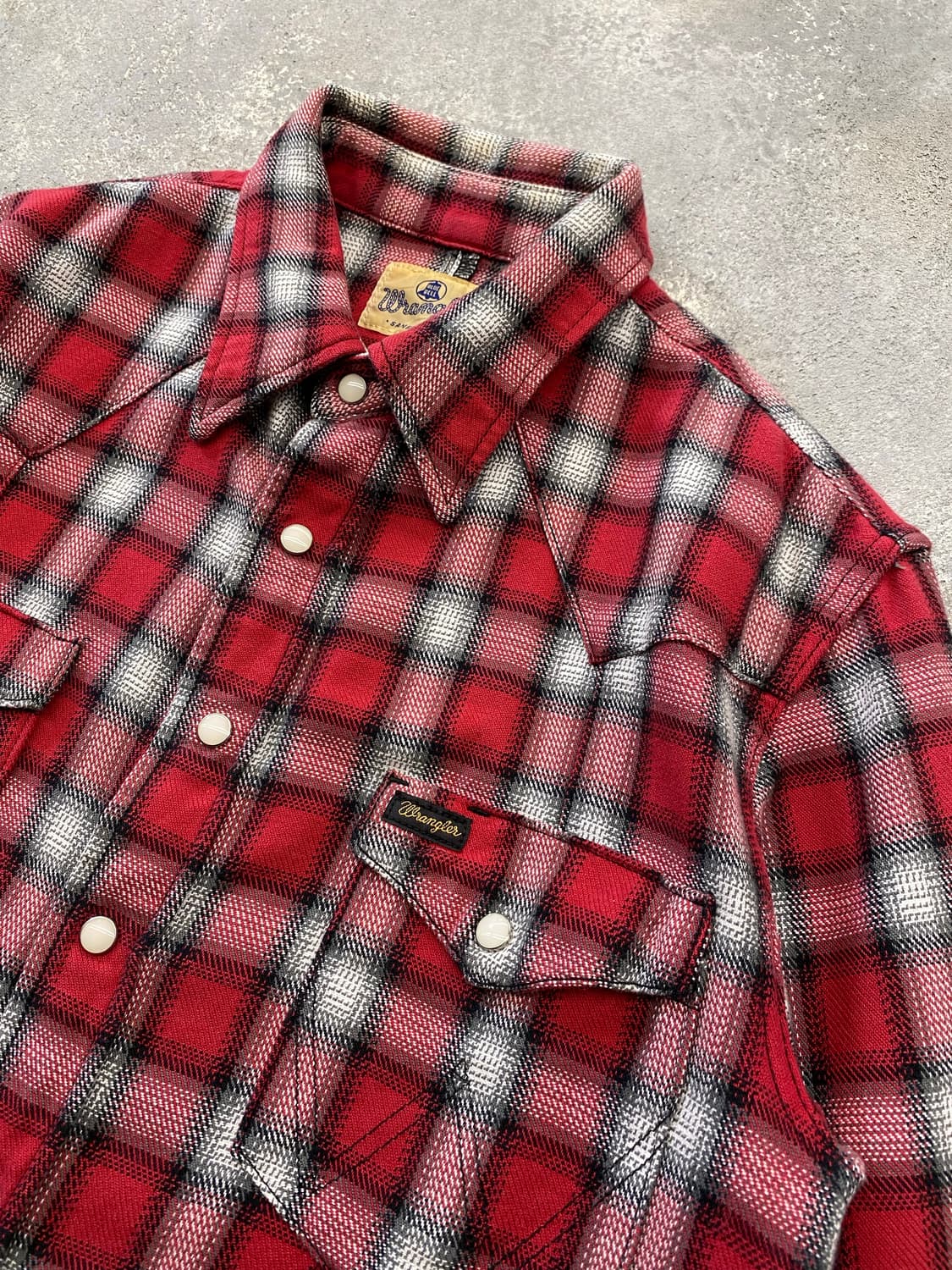 [M] Wrangler x AKM 랭글러 웨스턴 체크셔츠 상품이미지3