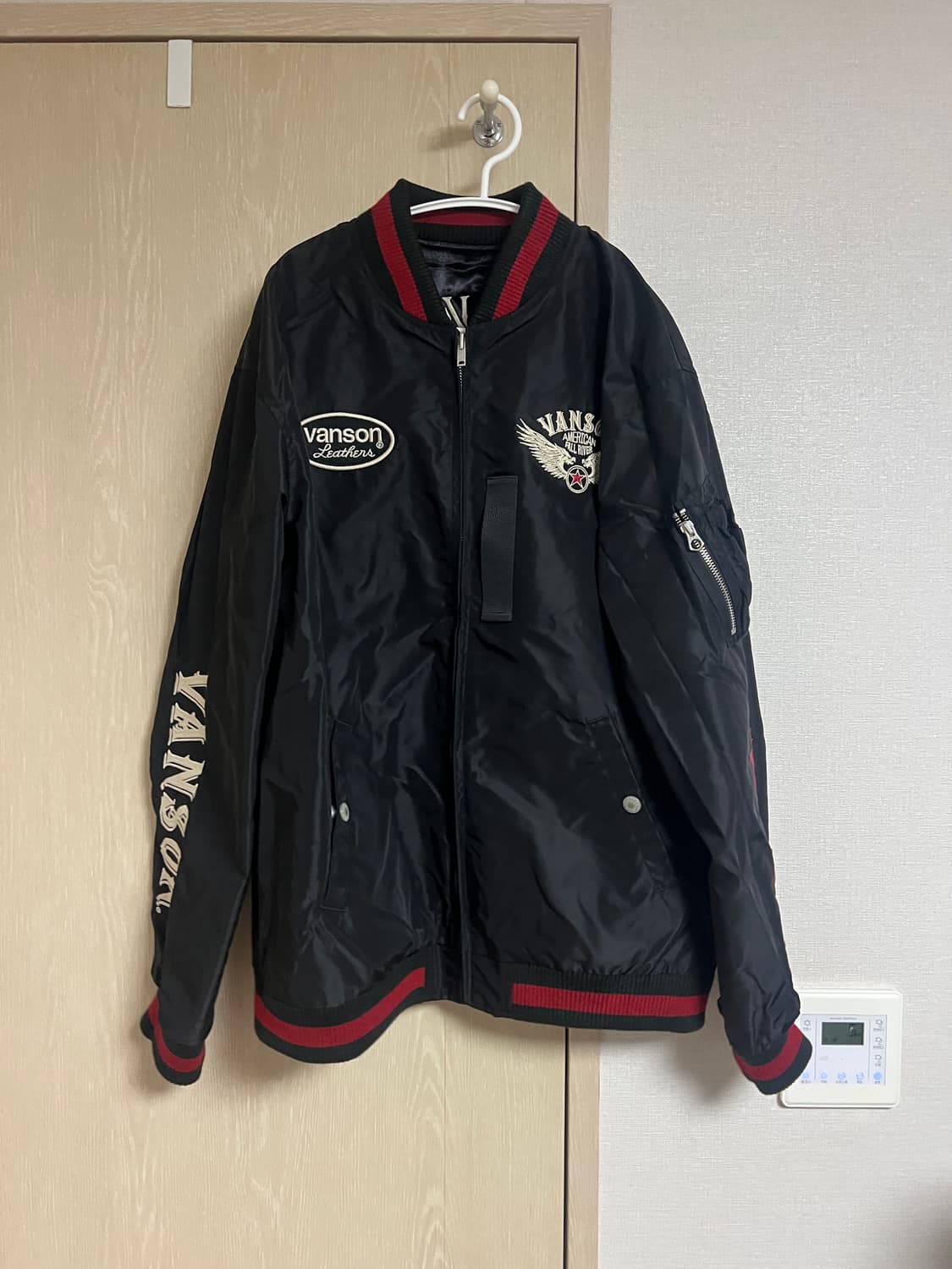 XXL) vanson 밴슨 리버서블 스카잔 상품이미지1