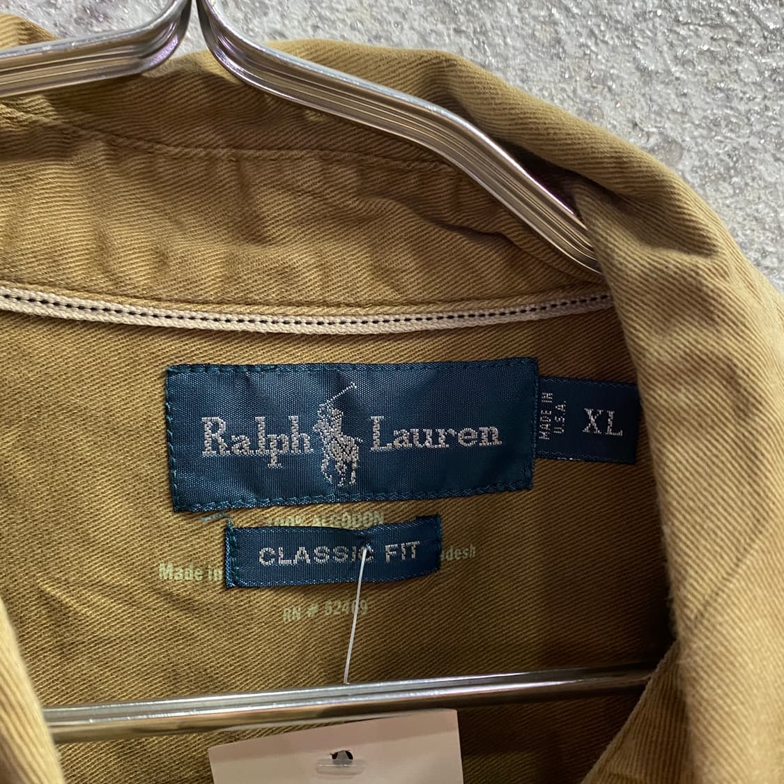 폴로 랄프로렌 브라운 클래식핏 셔츠 B3085 상품이미지3