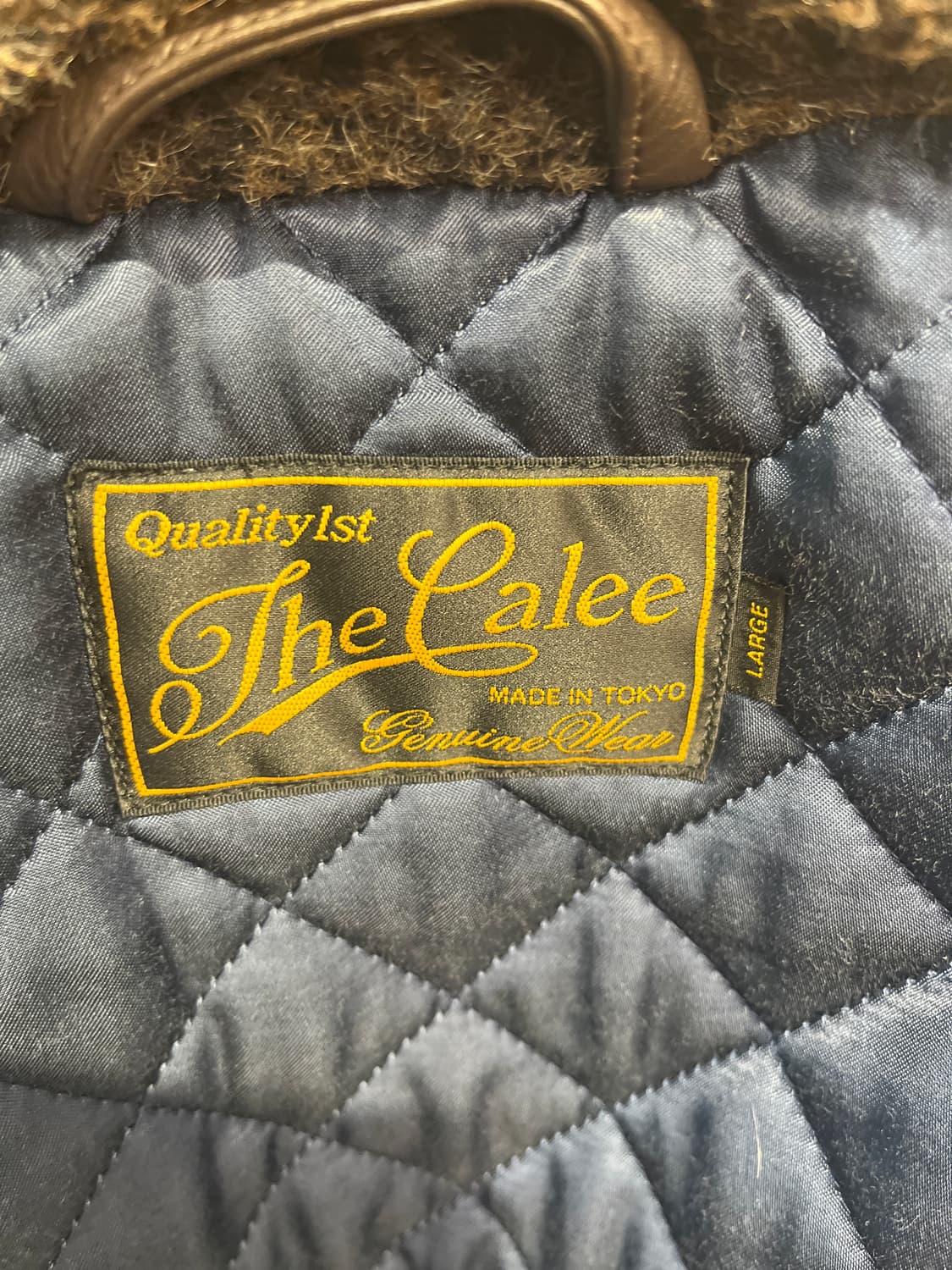 CALEE 레더 스포츠 자켓 L 상품이미지8