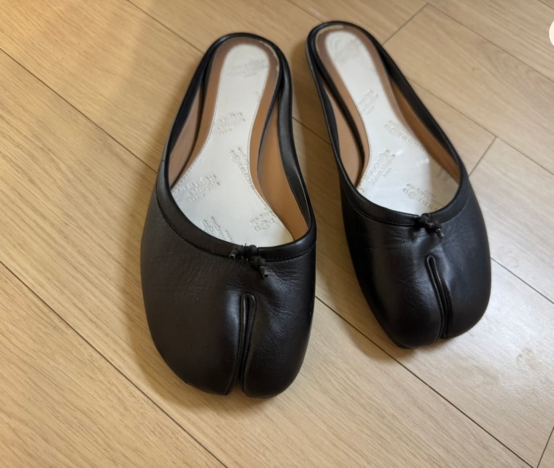 메종 마르지엘라 타비 뮬 슬라이드 블랙 37 상품이미지2