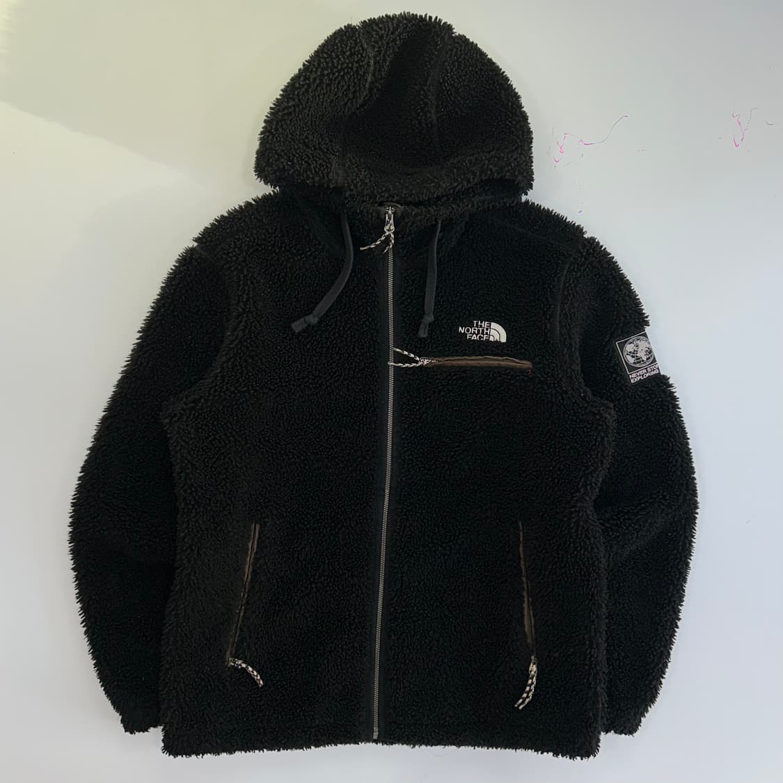 The north face 노스페이스 블랙 후리스 집업 상품이미지3