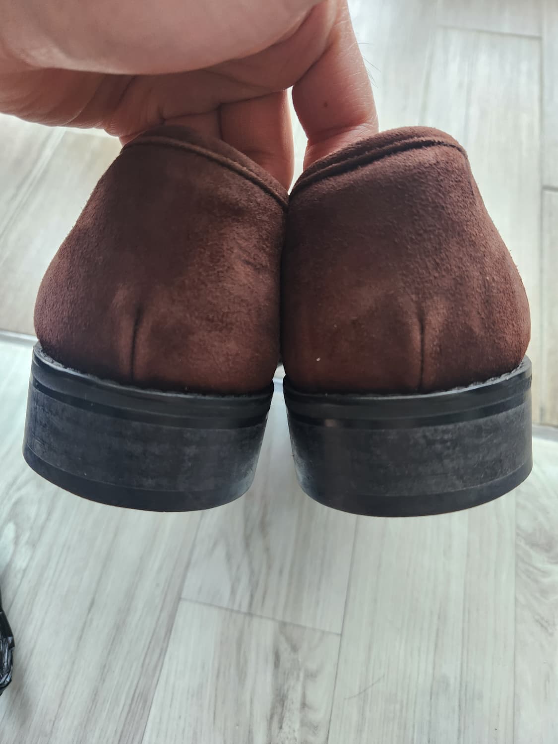 토마스클럽 스웨이드 핸드메이드 브라운 로퍼 (260) 상품이미지6