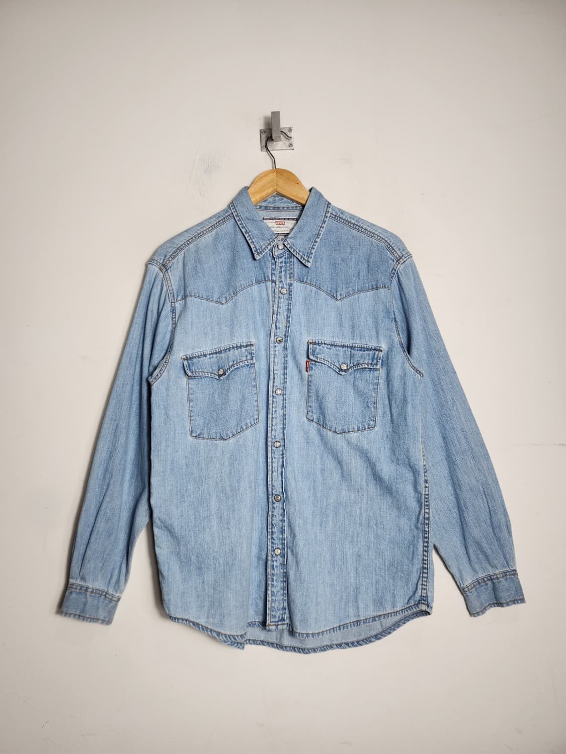 M 리바이스 웨스턴 데님 셔츠 상품이미지1