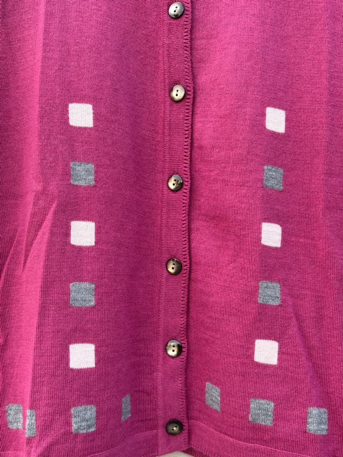 Dark Pink Round Neck Cardigan 상품이미지6