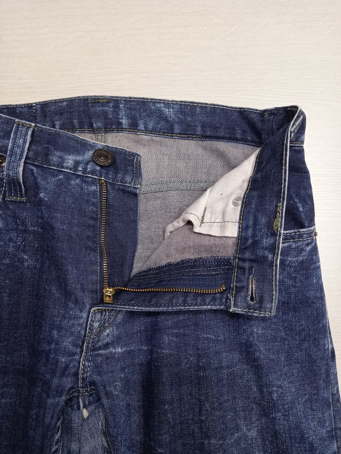 31 리바이스504 워싱 스판 슬림일자진 진청 31-481 상품이미지7