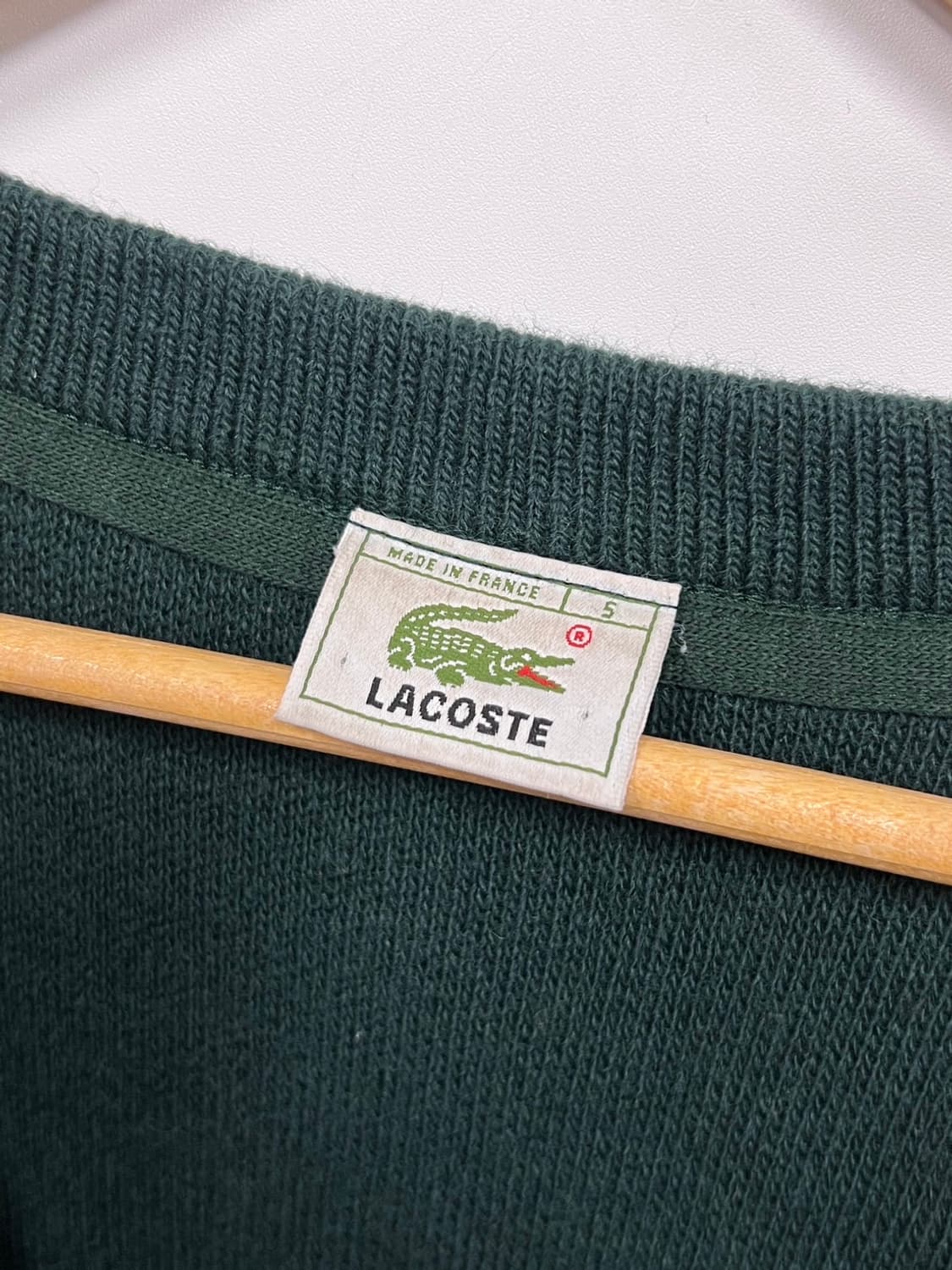 라코스테 브이넥 오버핏 니트 가디건 상품이미지3
