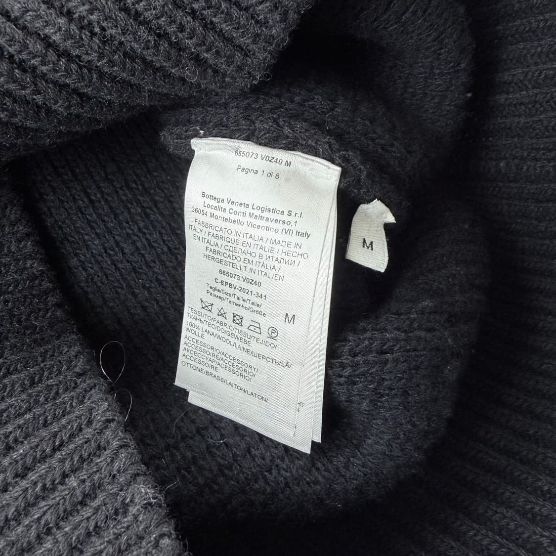 보테가베네타 니트 블랙 상품이미지6