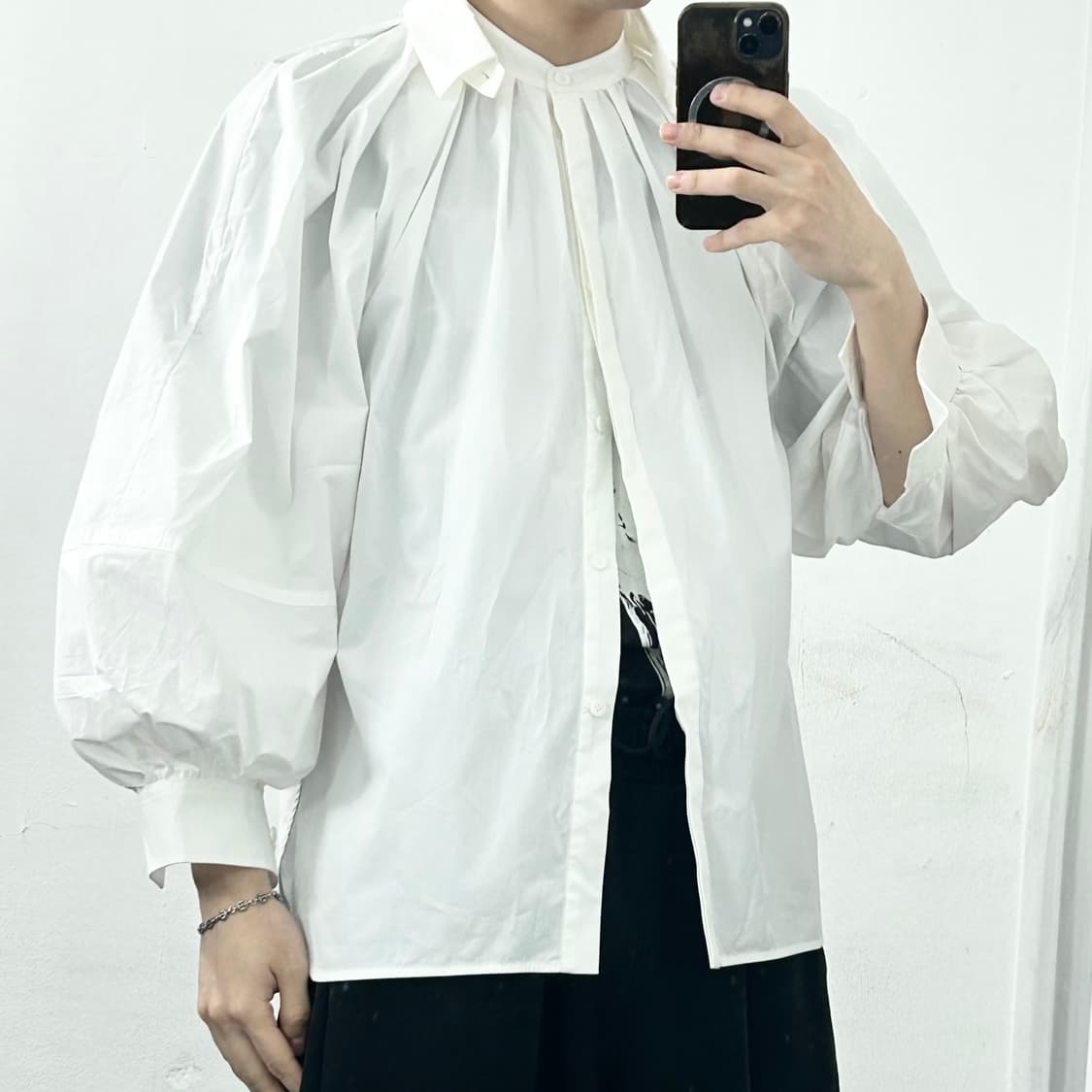 준지 레이어드 카라 셔츠 상품이미지3