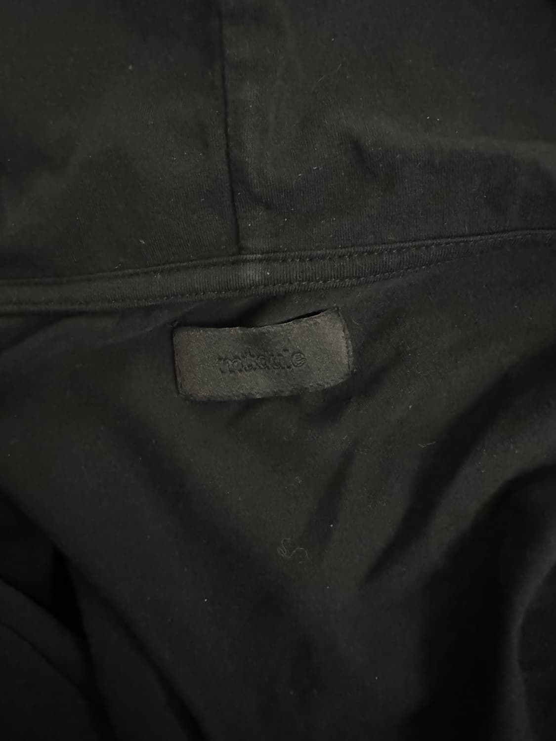 머듈 후드집업 블랙 상품이미지4