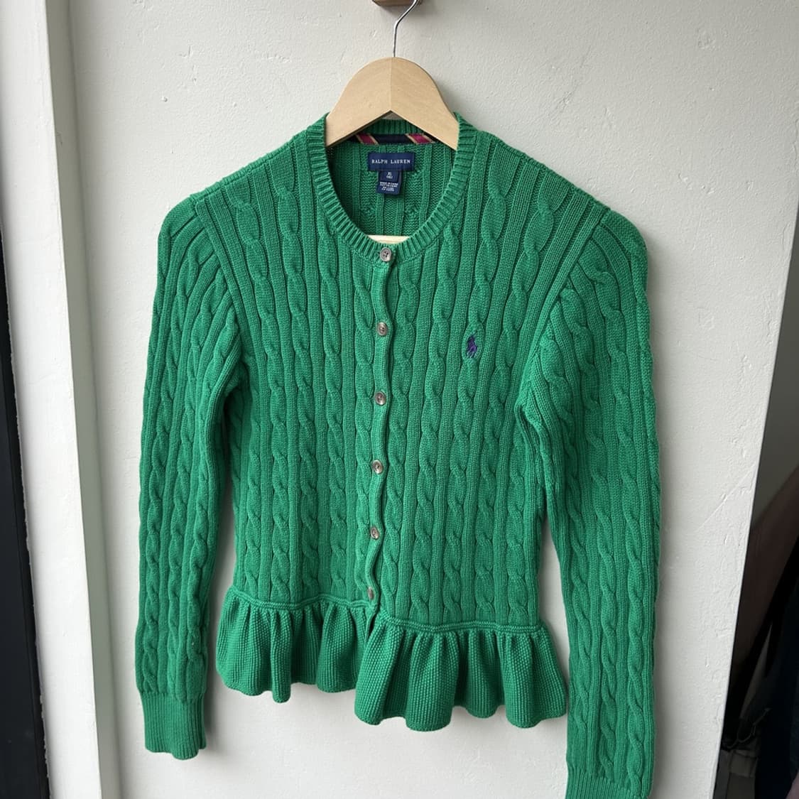 15213 - 폴로 랄프로렌 프릴 케이블 가디건 상품이미지2