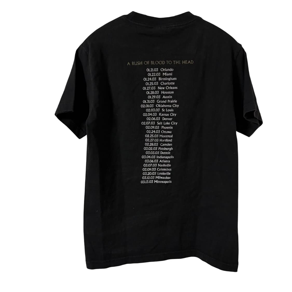 00s 콜드플레이 빈티지 밴드티 S 상품이미지4