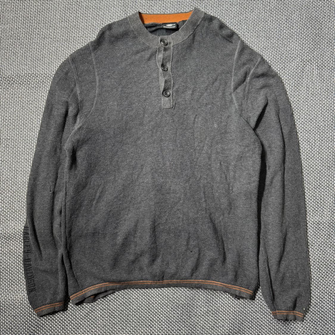 할리데이비슨 헨리넥 니트 블랙 ( XL/OLD-7888 ) 상품이미지1