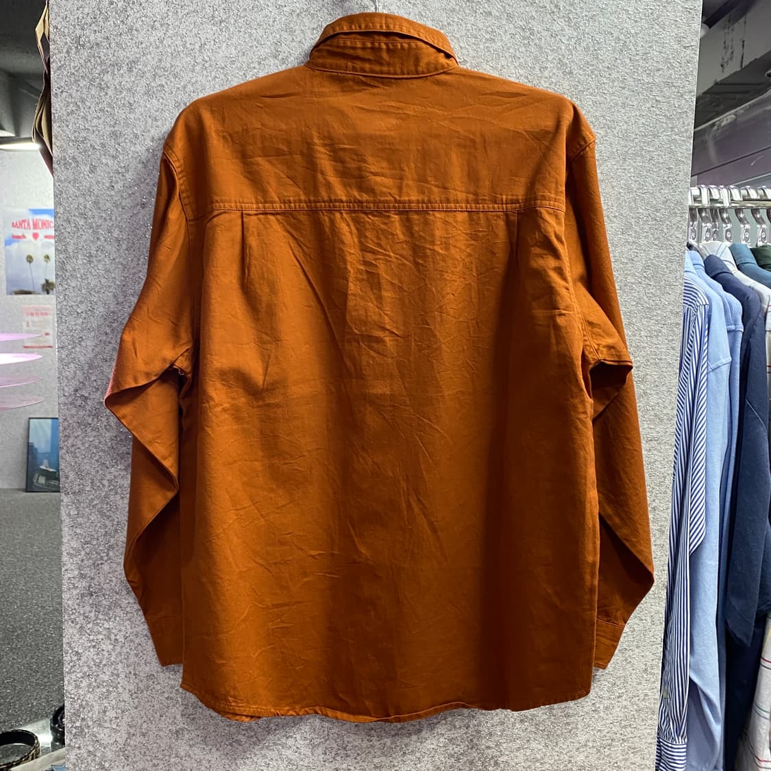 칼하트 패치로고 원포켓 브릭 셔츠 B3158 상품이미지5