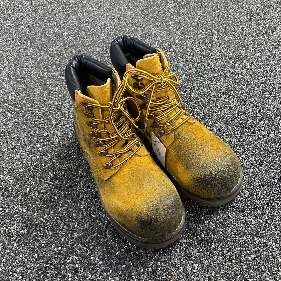 스터드 워시드 빈티지 워커 부츠 B4135 상품이미지1