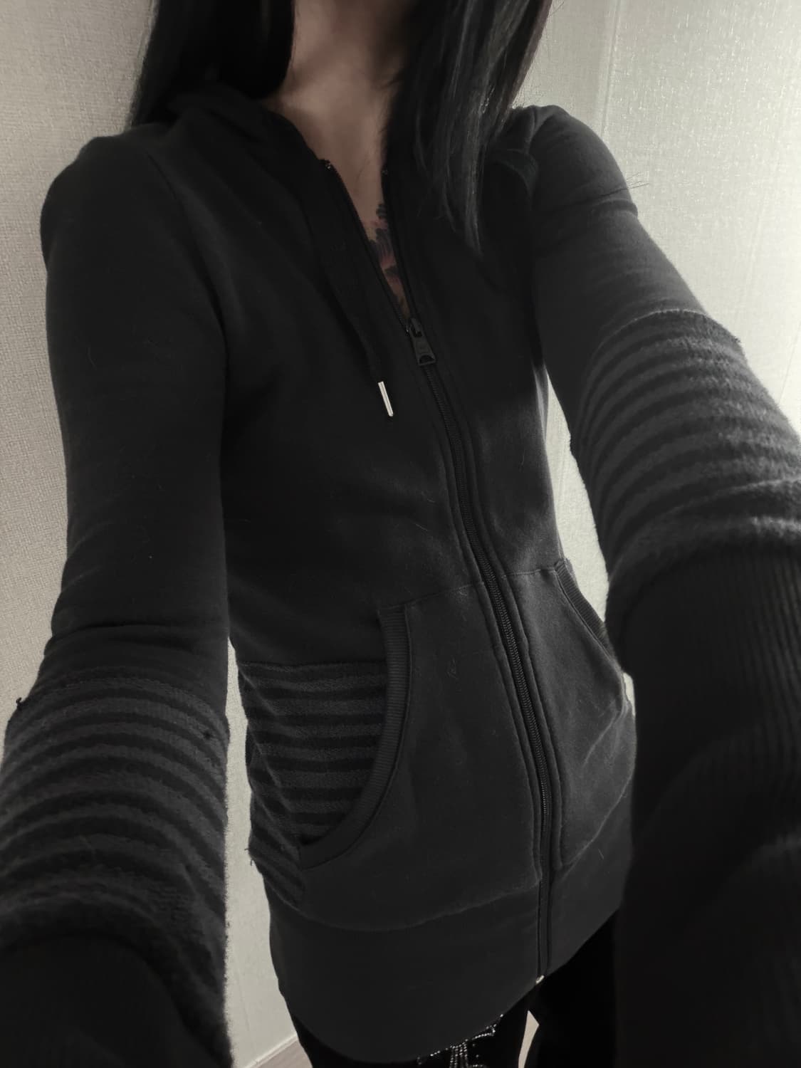 Adidas slim fit striped zip-up 상품이미지4