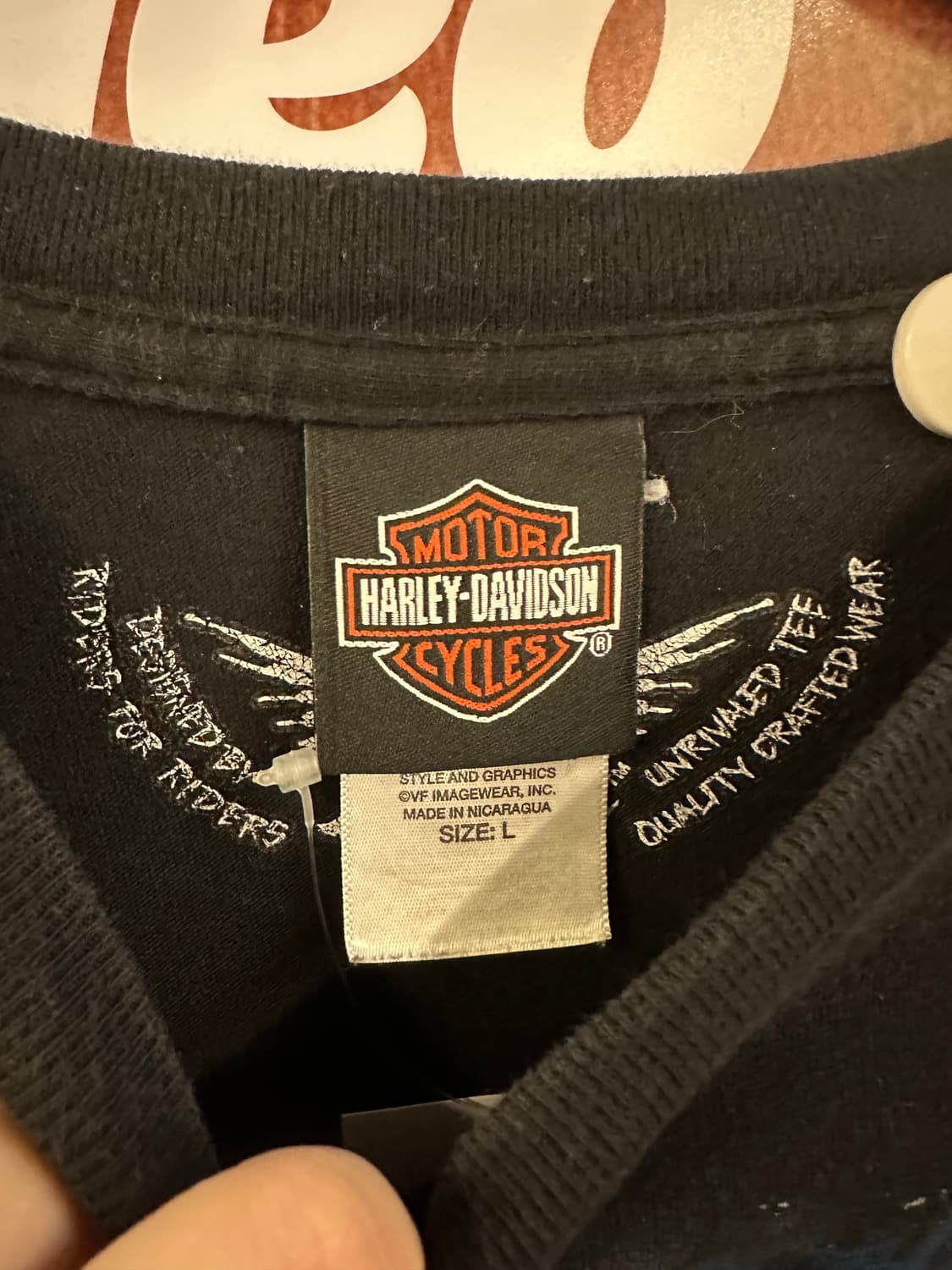 HARLEY-DAVIDSON 할리데이비슨 블랙반팔티 상품이미지3