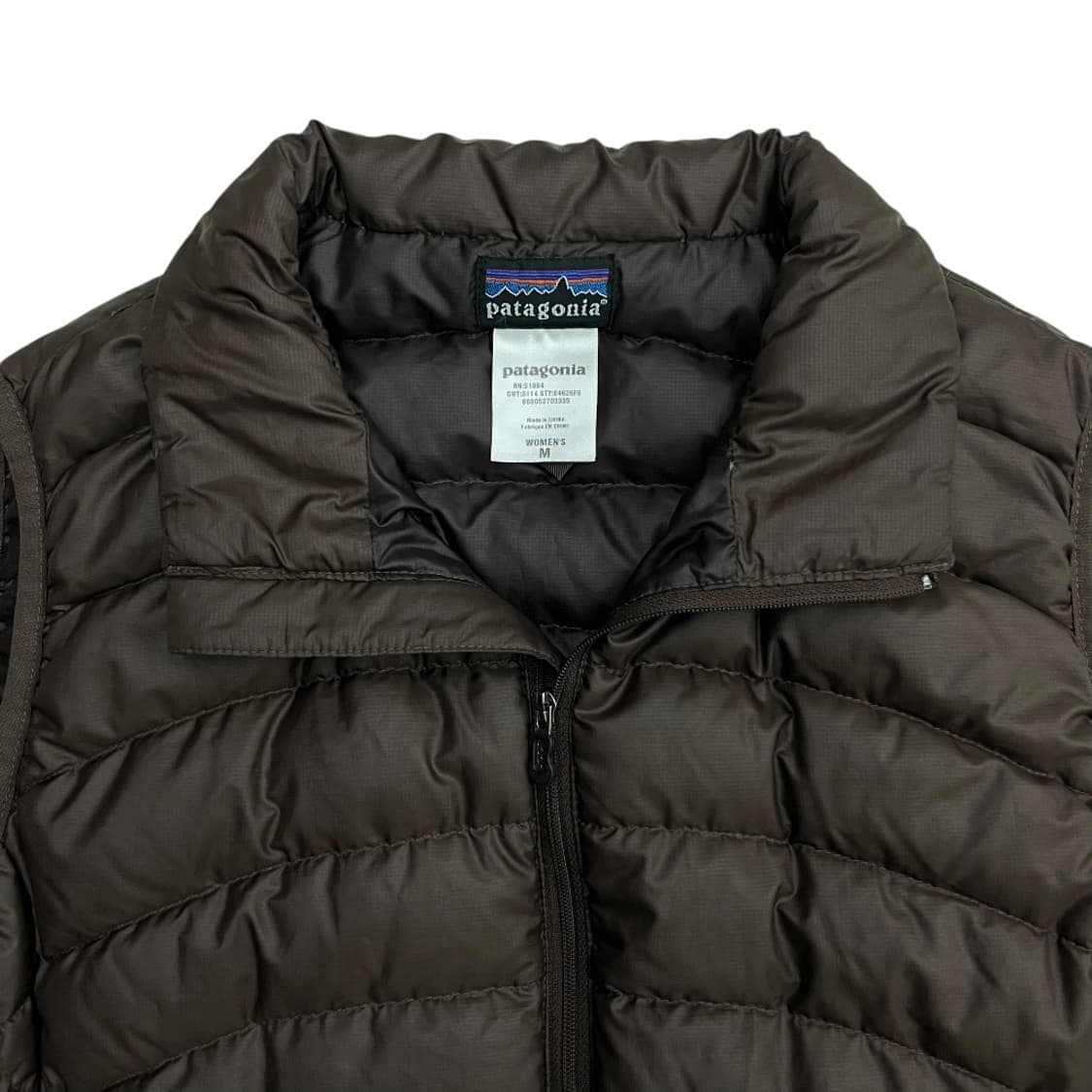 파타고니아 초코맛 경량 패딩조끼 M 상품이미지4