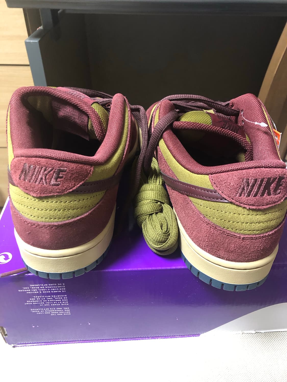 나이키 SB 덩크 로우 프로 다크 팀 레드 270새상품 상품이미지4