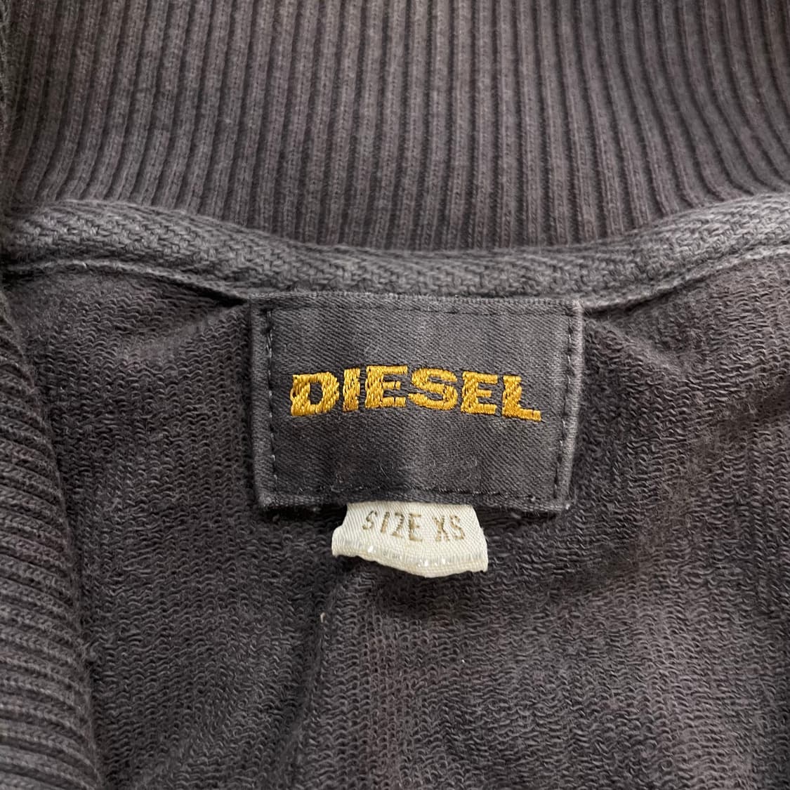 디젤 하이넥 스웻 집업 자켓 다크그레이 상품이미지8