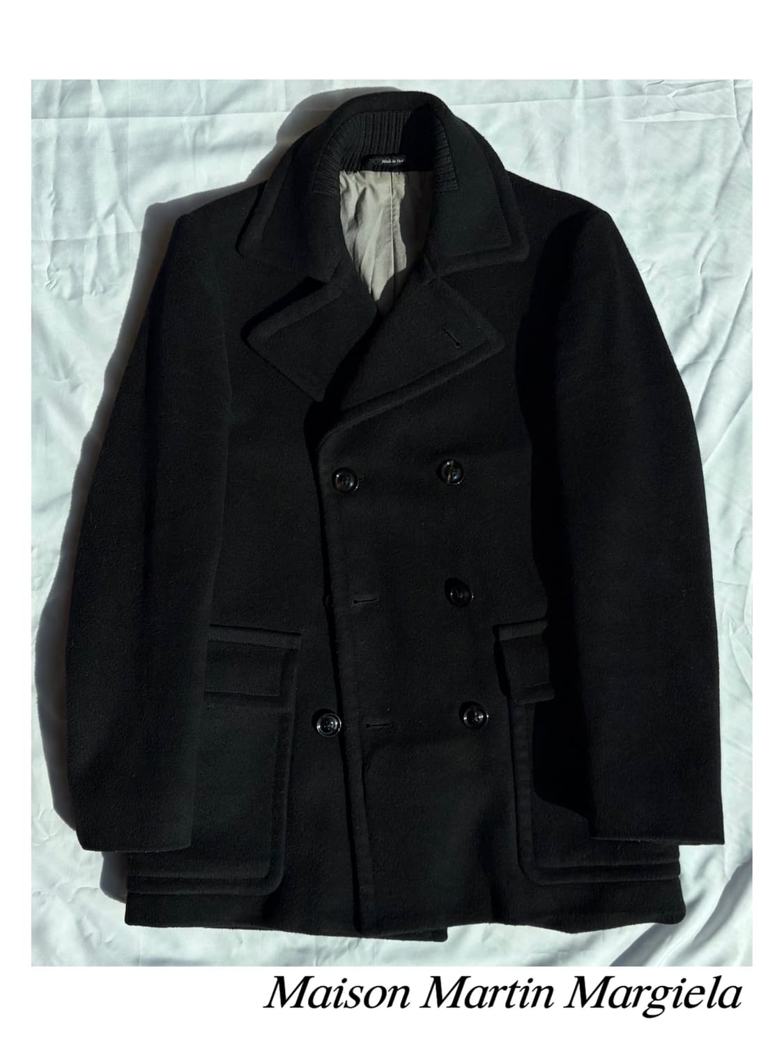 마르지엘라 런웨이 피스 울 피코트 자켓 아카이브 아티저널 밀리터리 필드 상품이미지2