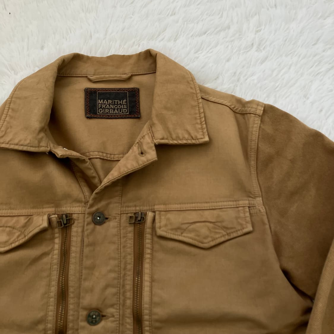 빈티지 브라운 마리스 버튼 자켓 블루종 928 y2k 스트릿 갸루 펑키  상품이미지4