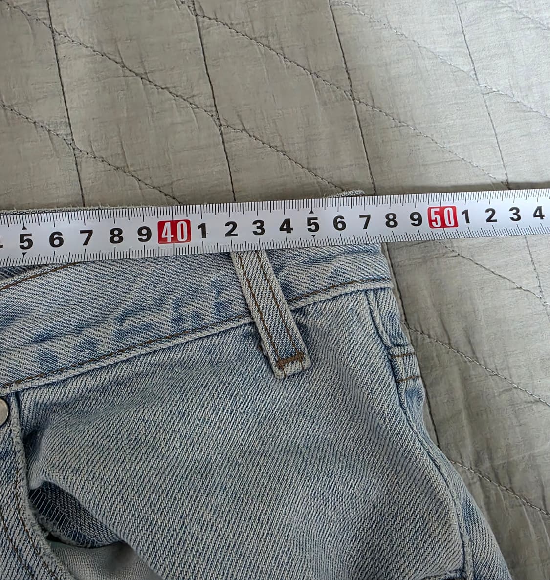 [38X32] 90s 빈티지 리바이스 실버탭 연청 배기핏 ver 라이트 상품이미지9