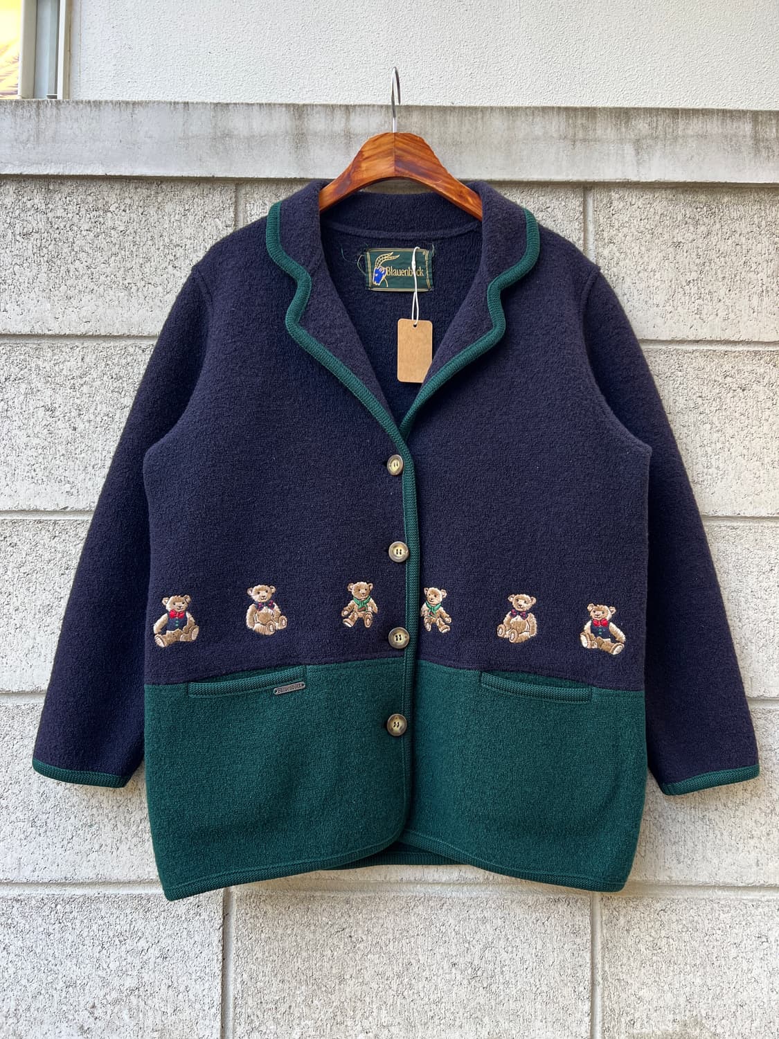 1990s BLAUENBOCK PURE WOOL JACKET 울자켓 상품이미지1