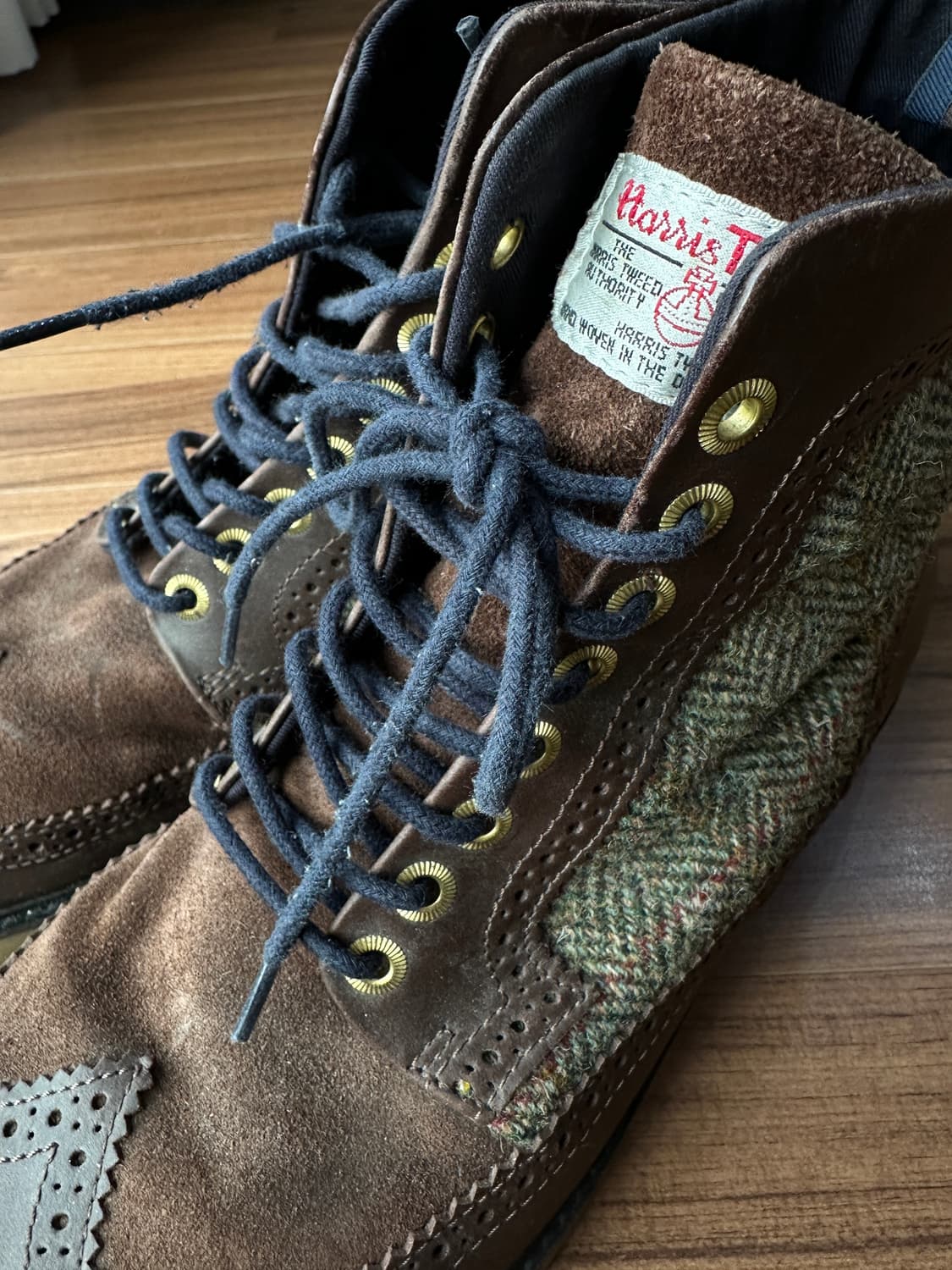 프레드페리 x 해리스트위드 브라운 노스게이트 부츠 280 상품이미지6