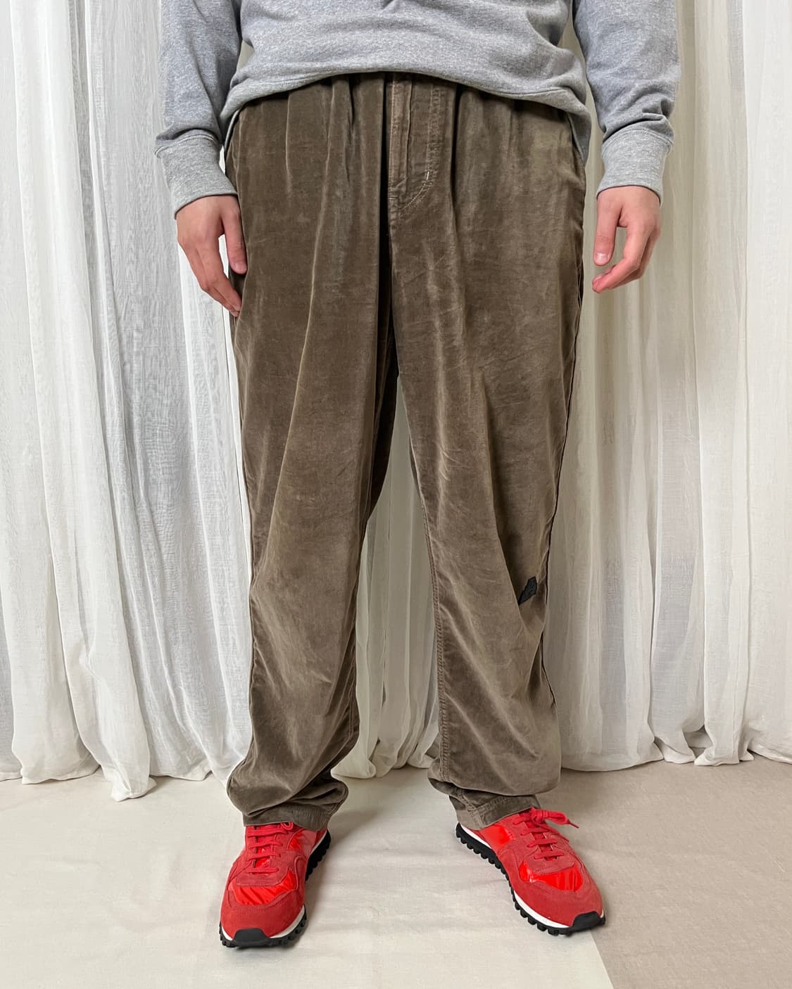 카브엠트 벨루어 트랙팬츠 cav empt 벨벳 이지팬츠 상품이미지8