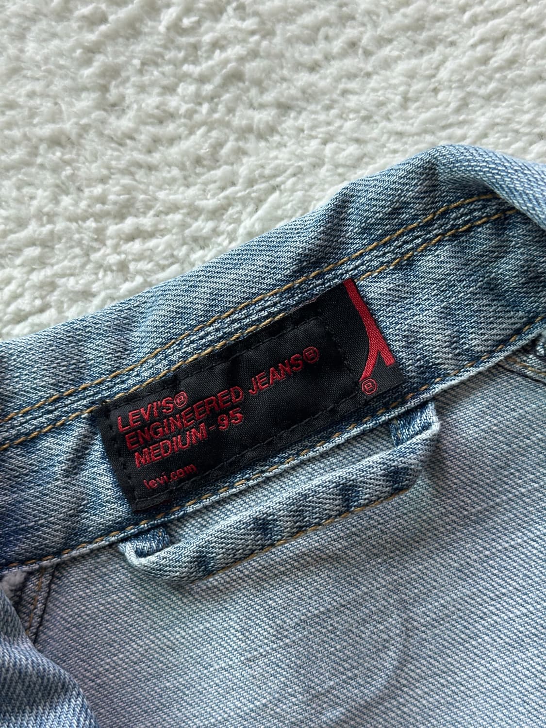 00‘s 리바이스 엔지니어드 데님조끼 데님베스트 자켓 상품이미지3