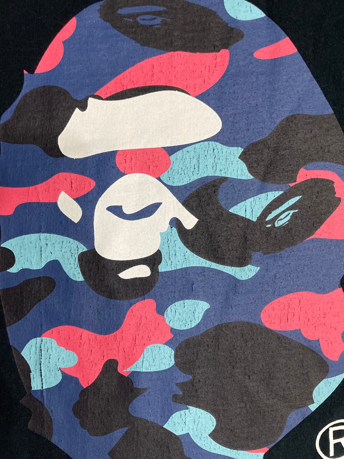 베이프 카모 사루 빅 헤드 반팔 티셔츠 상품이미지4