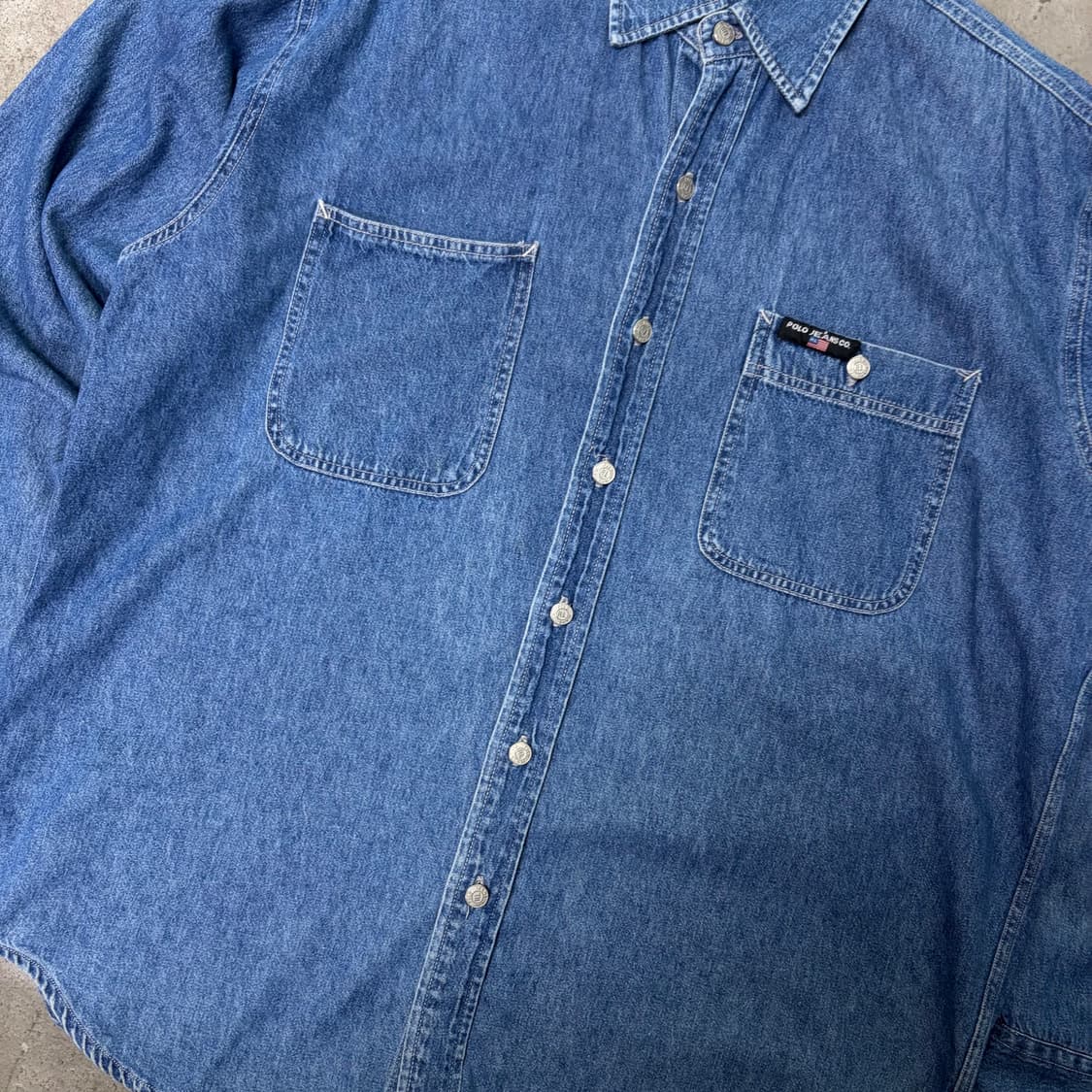 폴로 청 데님 셔츠[2155] 상품이미지4