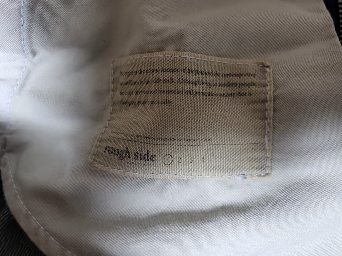 [1] 러프사이드 드레이프 데님 미디엄블루 상품이미지4