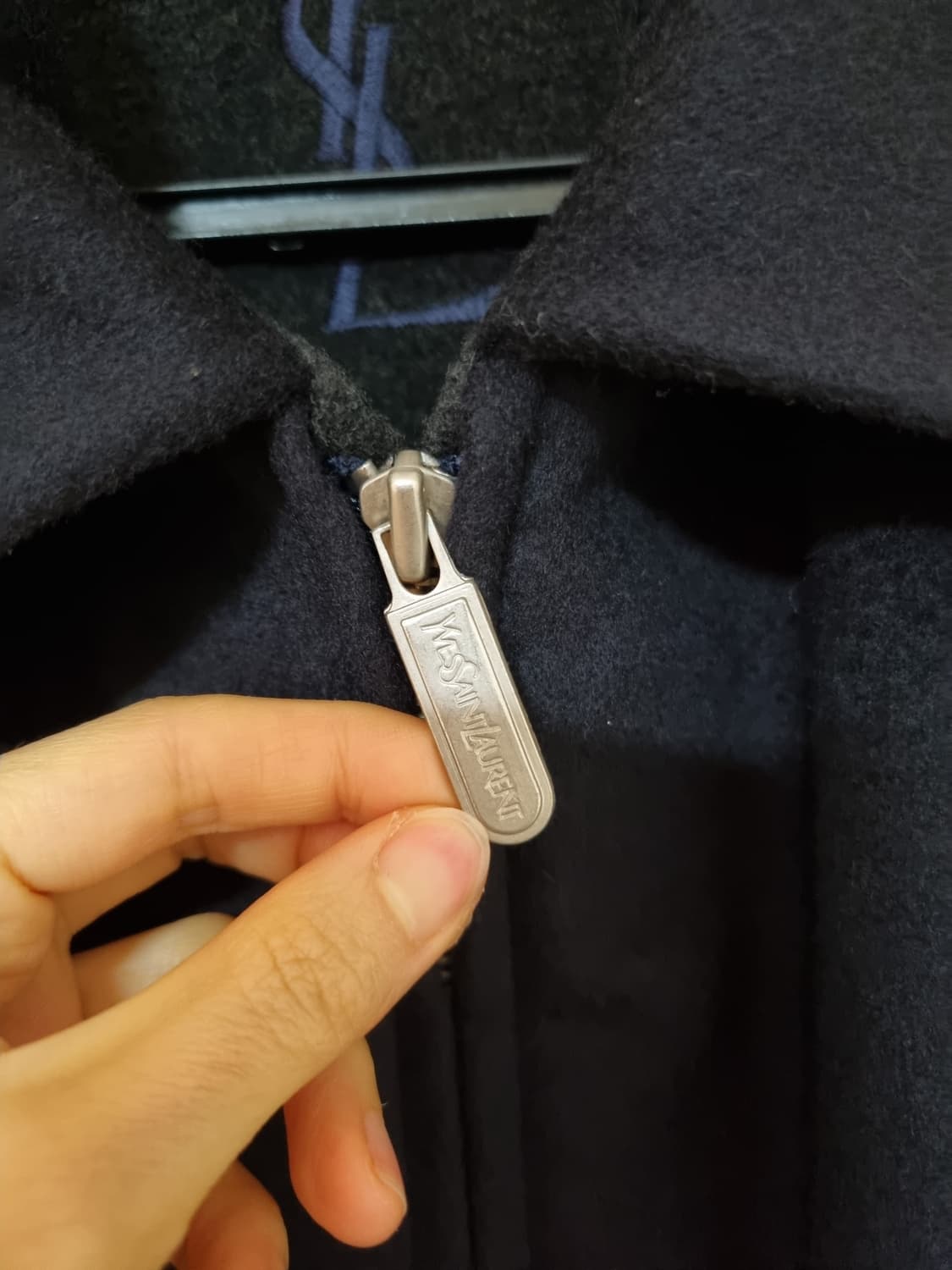 입생로랑 캐시미어 블루종자켓 상품이미지4