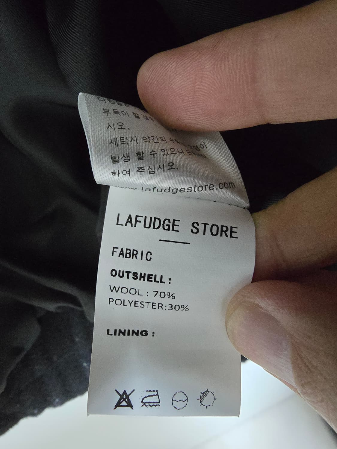 라퍼지스토어 블랙 울 자켓 M 상품이미지3