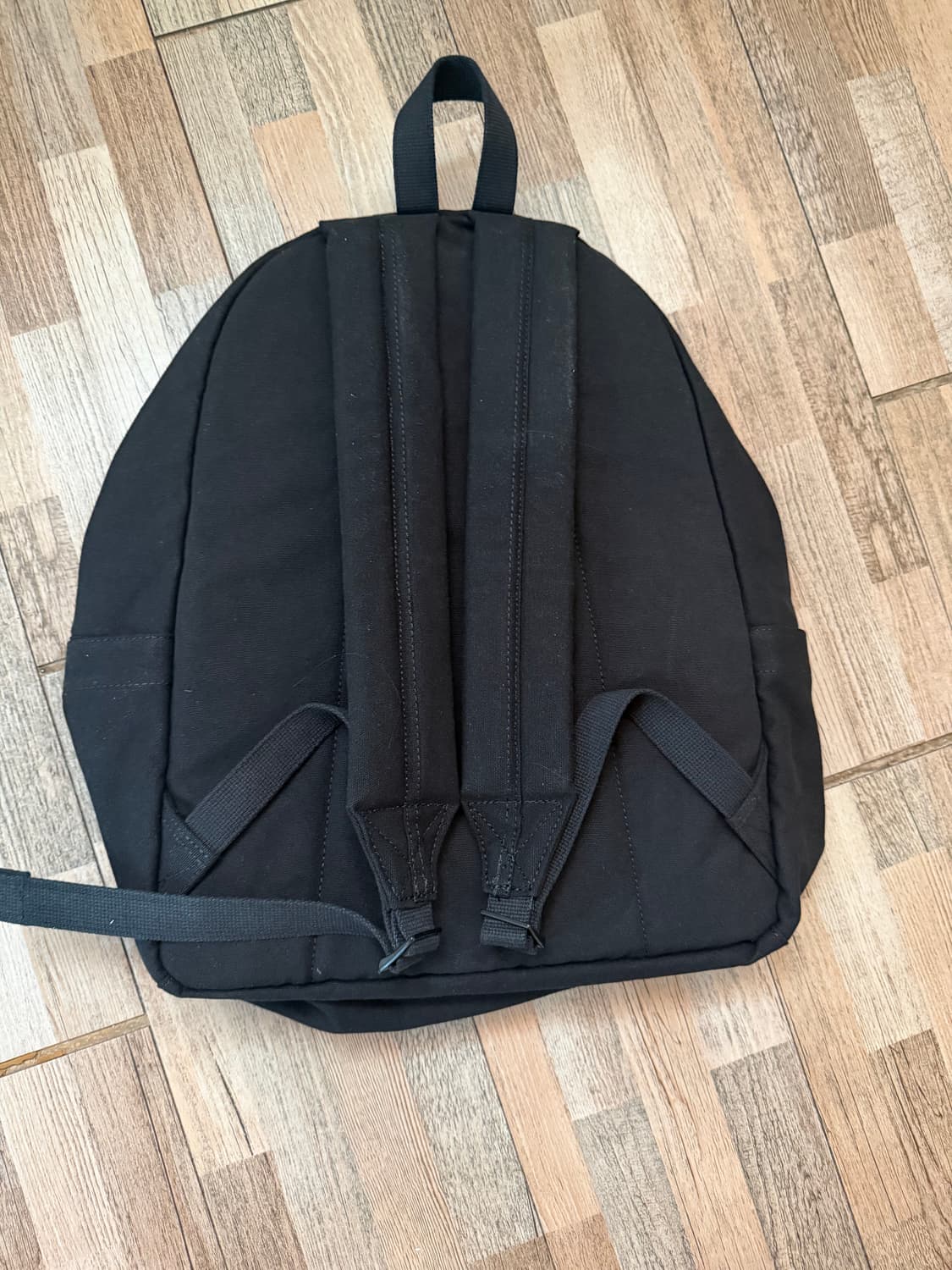 스투시 캔버스 백팩 워시드 블랙 상품이미지2