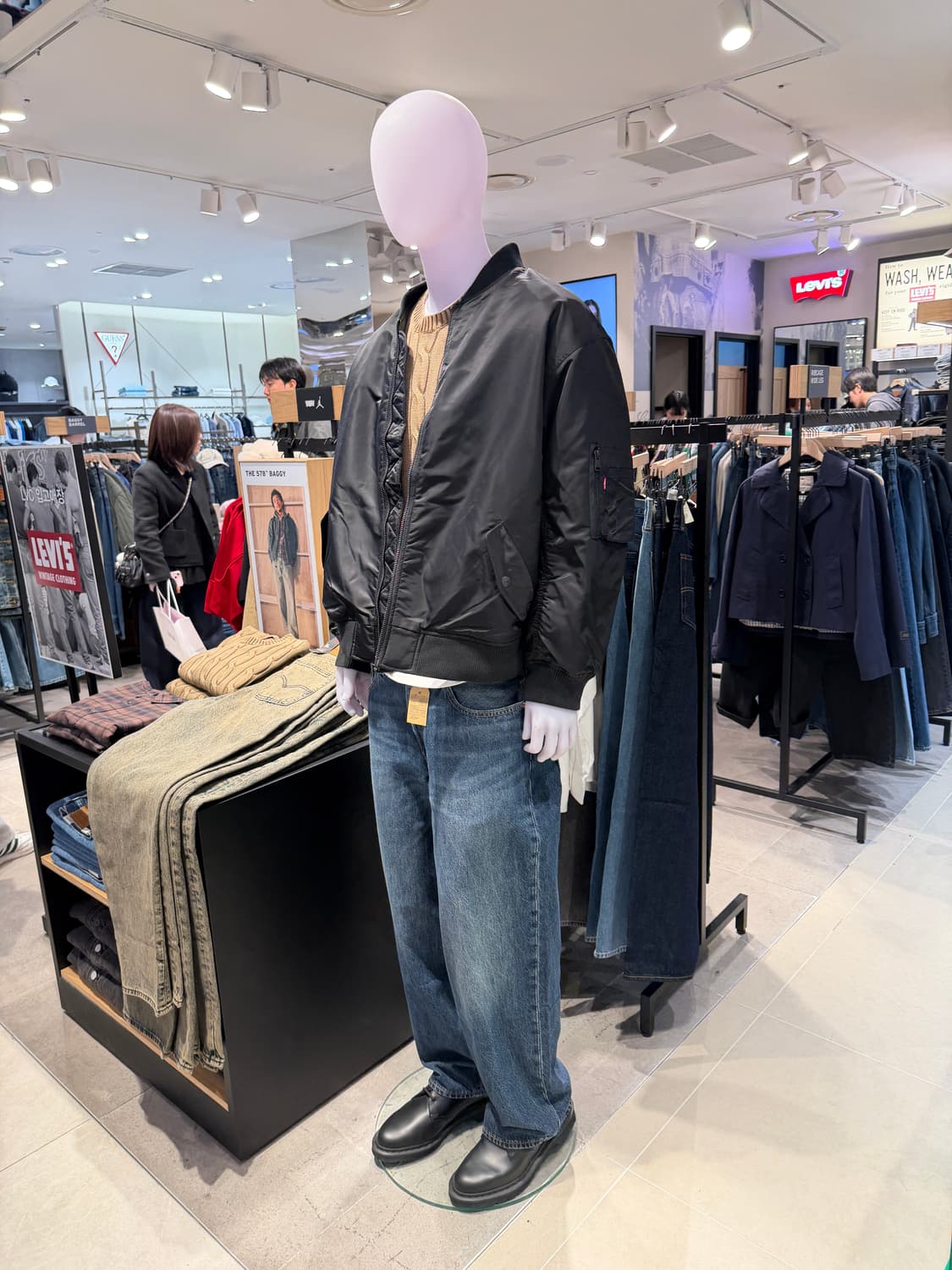 리바이스 MA-1 봄버 자켓 블랙 상품이미지9