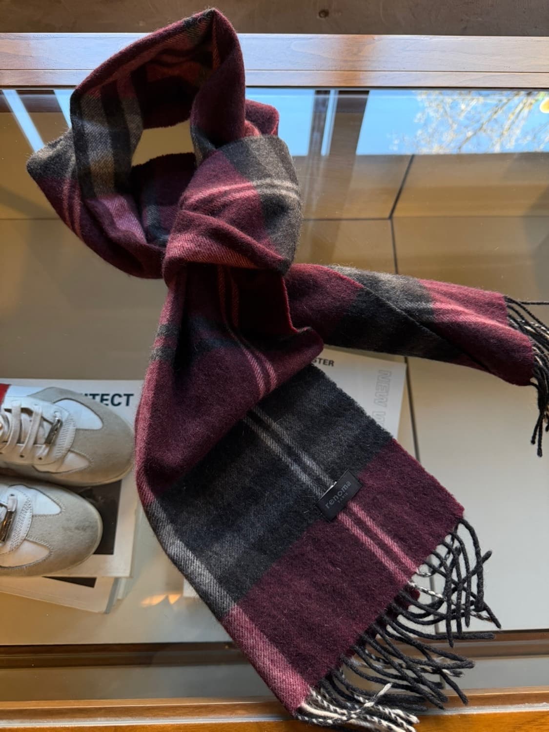 레노마 캐시미어 머플러  상품이미지1