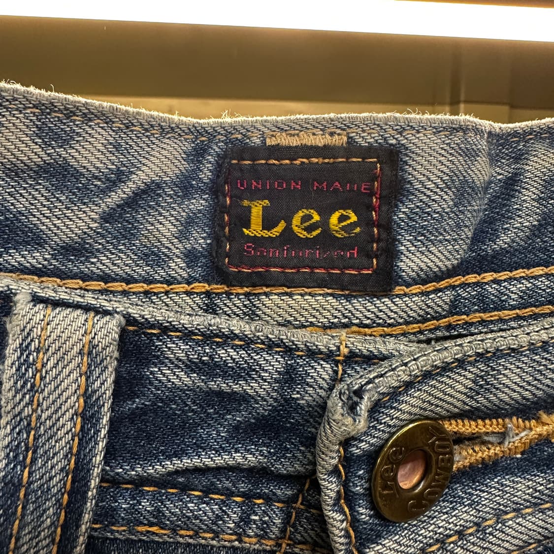 30s Lee Cow Boy 101 Distressed Jeans 상품이미지4