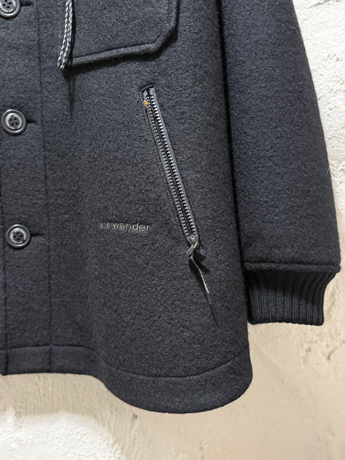 앤드원더 andWonder 울 셔기 블루종 재킷 상품이미지6