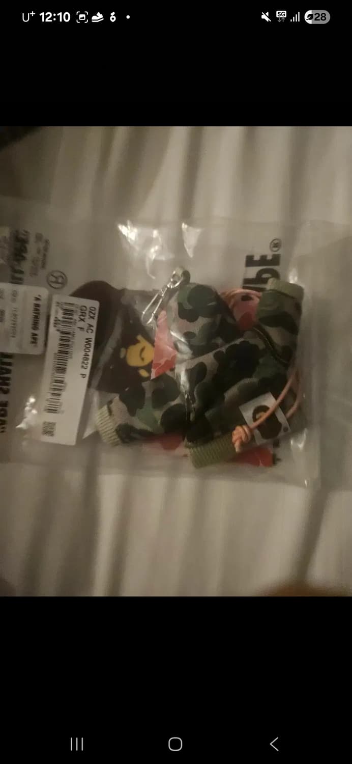 베이프 후드 키링 카모 새재품 상품이미지3