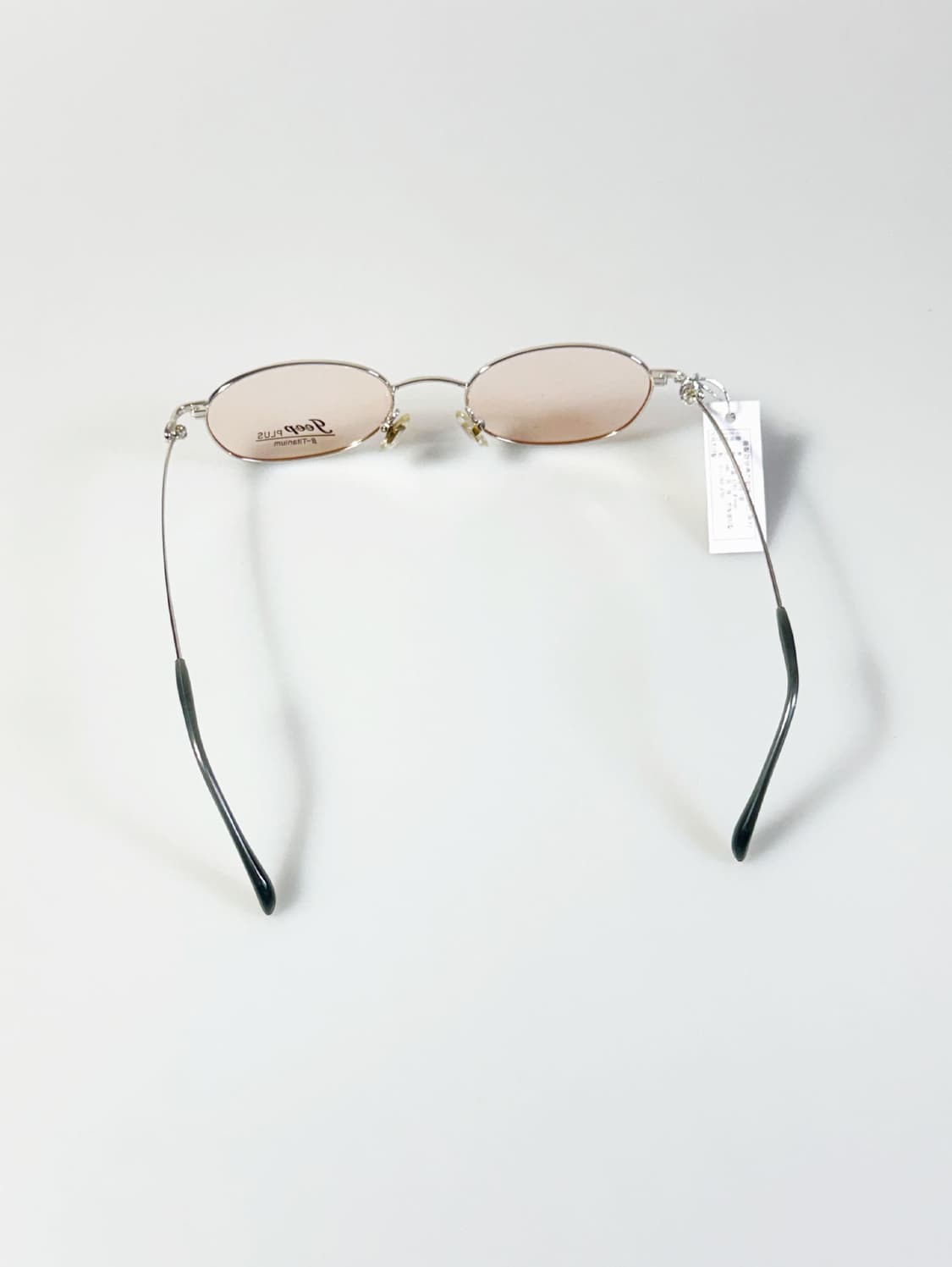 Jeep Plus 실버 티타늄 슬림 오벌 프레임 빈티지 틴트 안경 상품이미지5