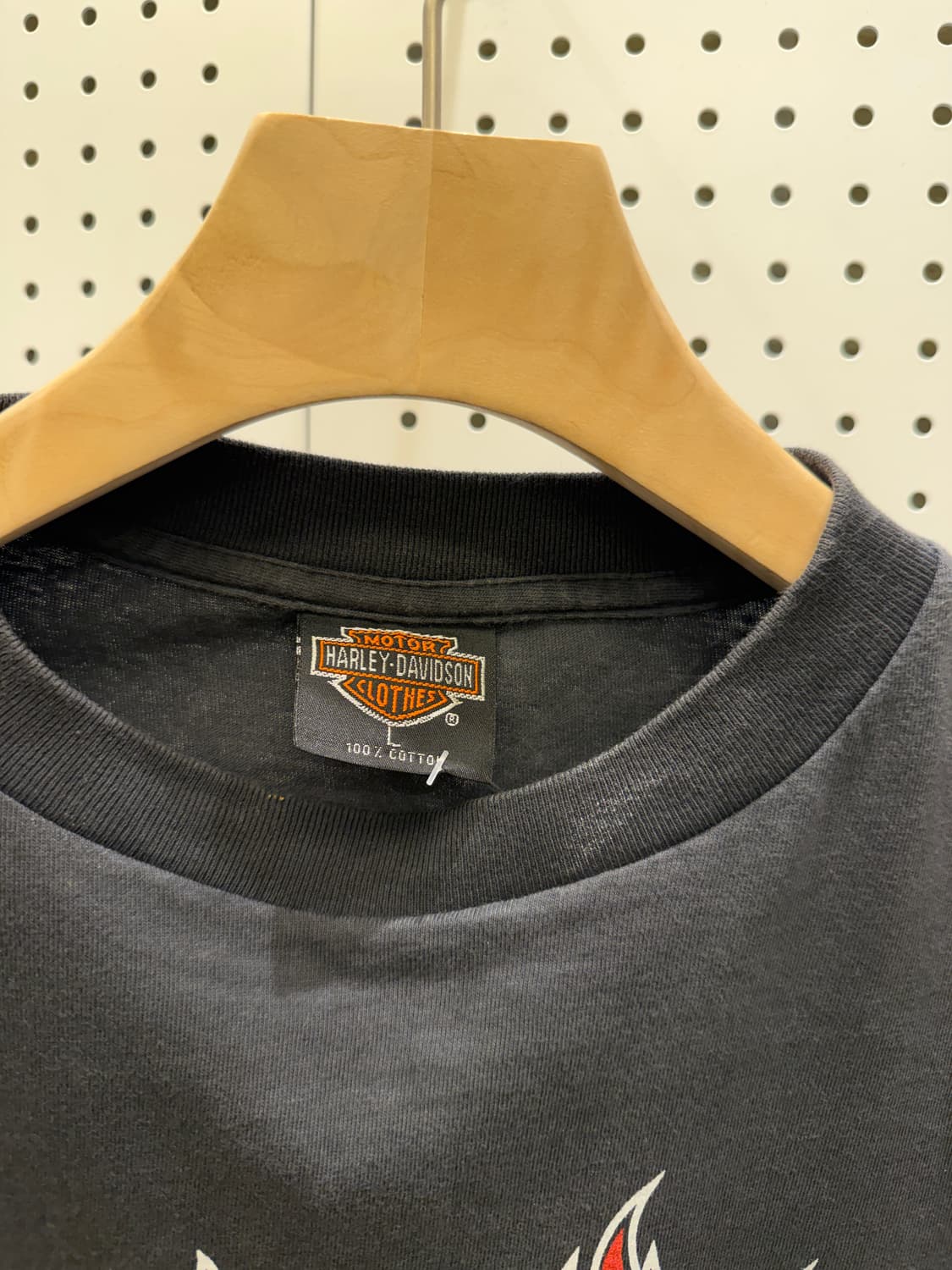 할리데이비슨 빈티지 플레임 로고 롱슬리브 U1322 상품이미지5