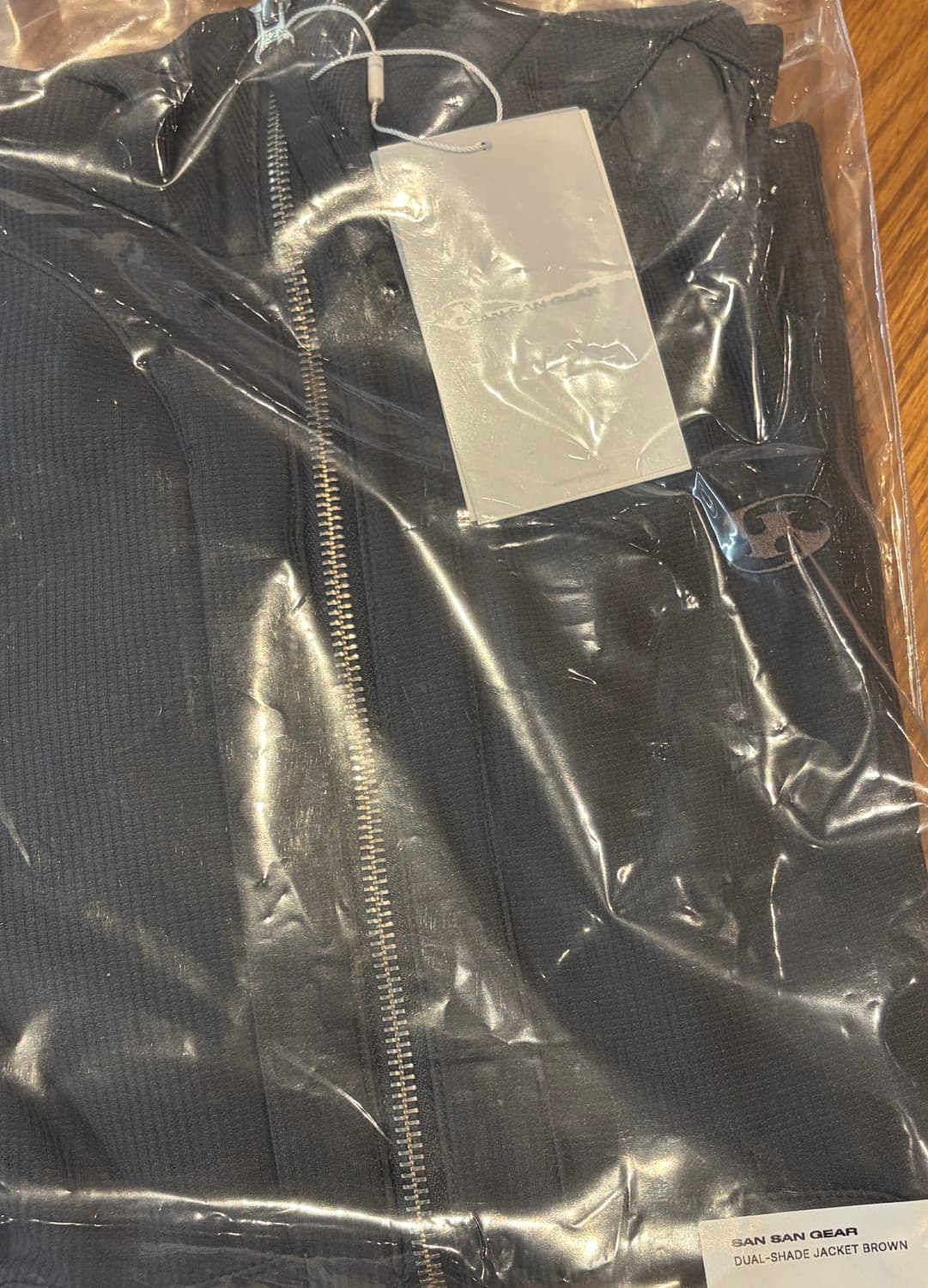 1 2 3 4 산산기어 듀얼 쉐이드 자켓 브라운 미개봉 새제품 판매 상품이미지1