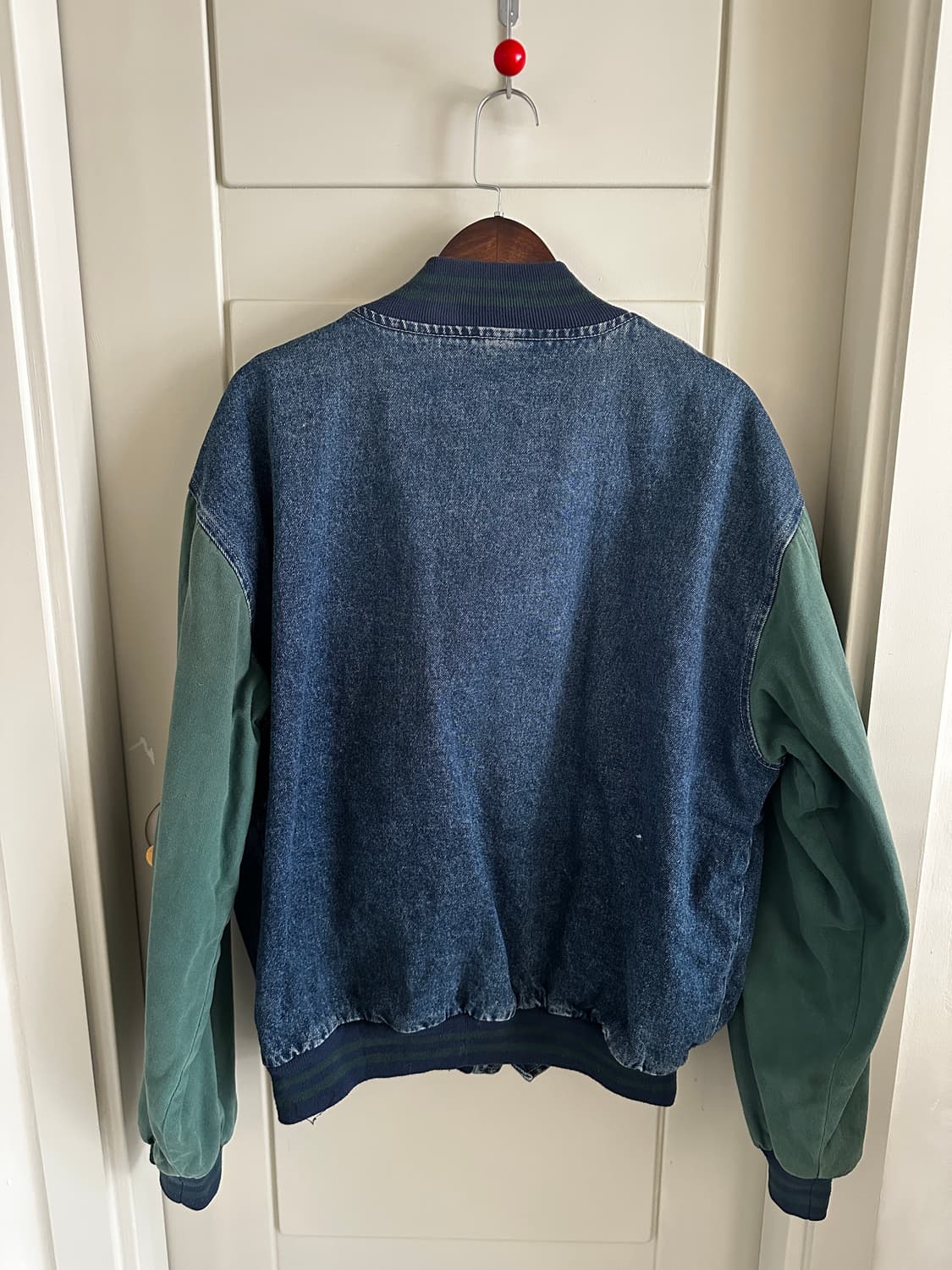 Hartwell ViaSport 데님 바시티 자켓 made in usa 상품이미지3