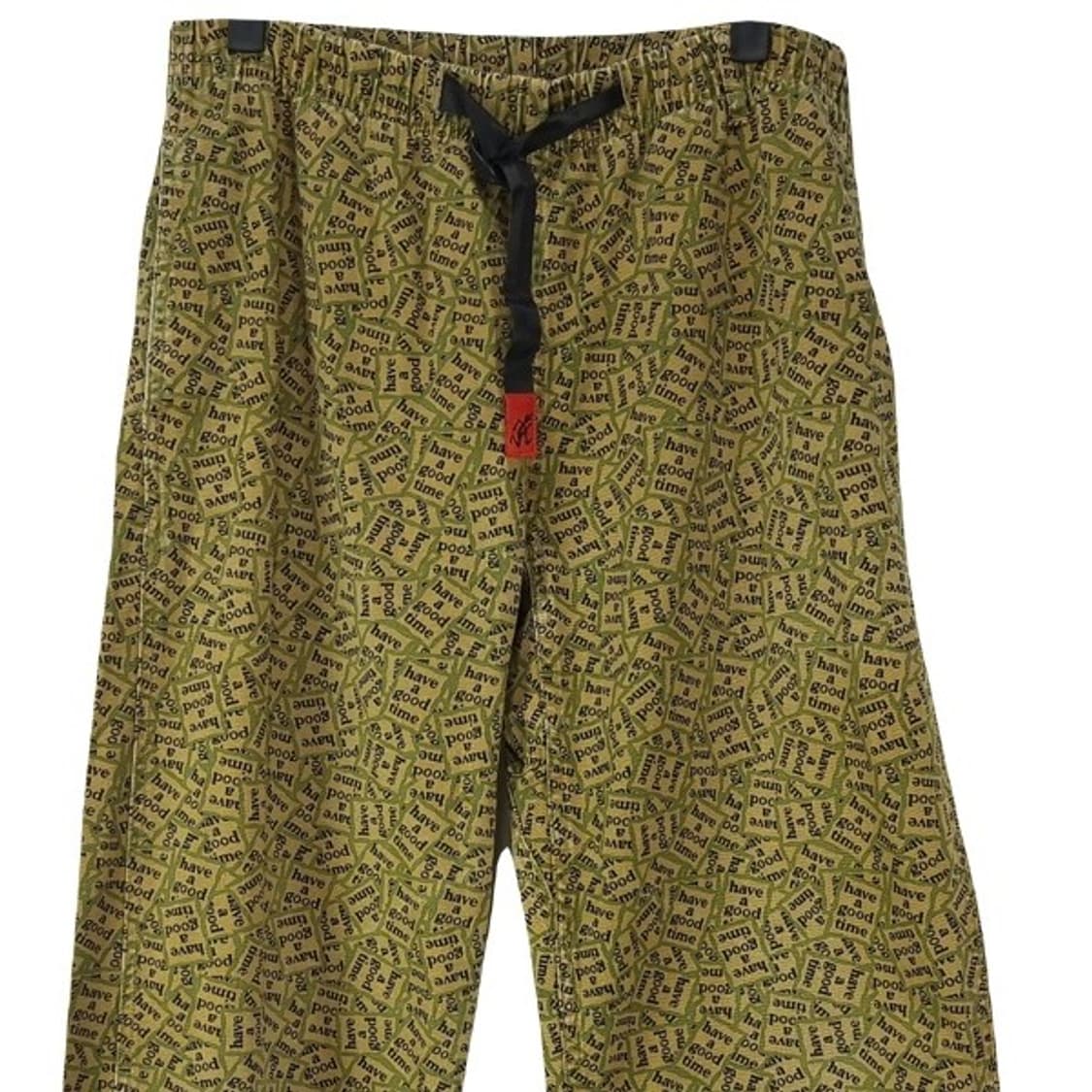 그라미치 X 해브어굿타임 멀티 패턴 루즈 테이퍼드 팬츠 M16488 상품이미지4