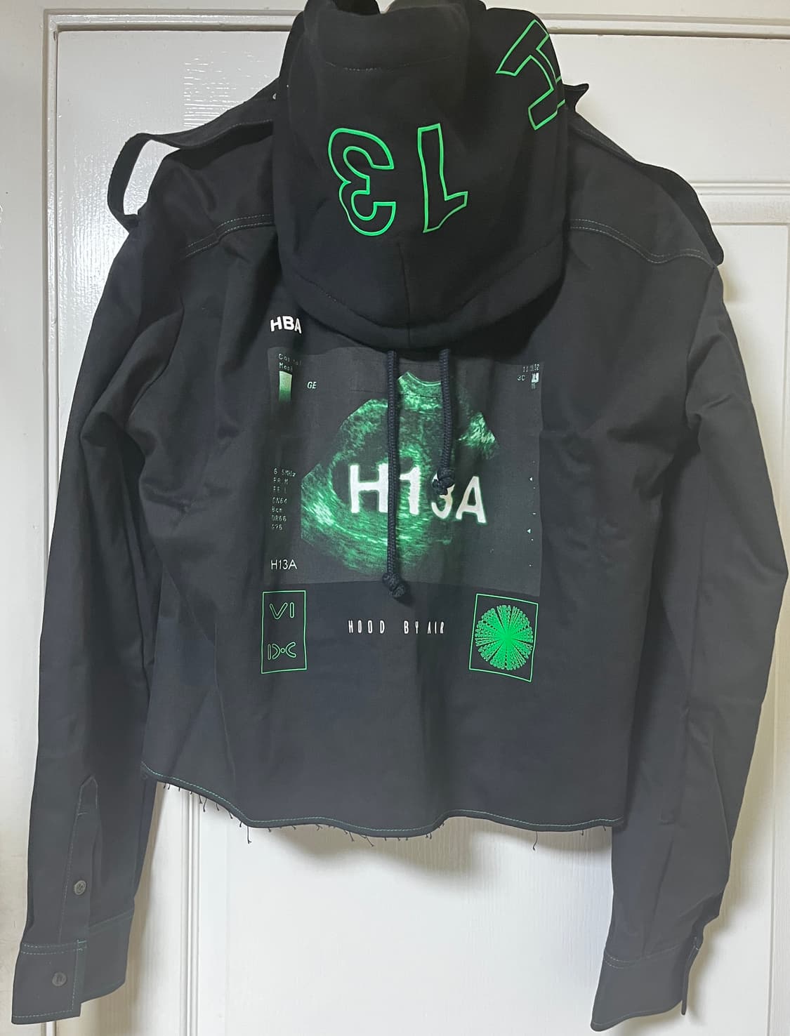 (XL) 후드바이에어 HOOD BY AIR 데님 트러커 자켓 새상품 상품이미지3