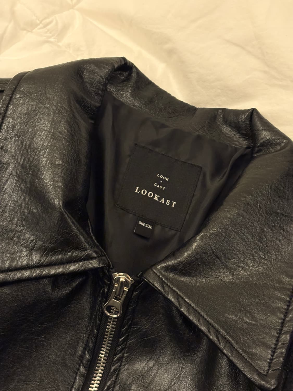 룩캐스트 레더 점퍼 상품이미지3