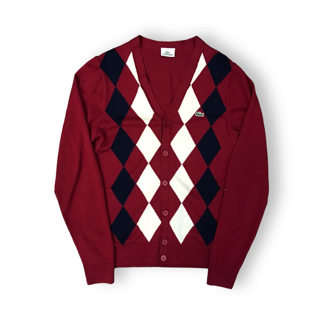 라코스테 아가일 니트 상품이미지1